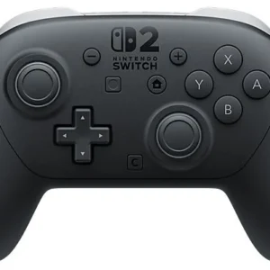 Mando Nintendo Switch 2 - Nintendo Pro, Nintendo Switch 2, Bluetooth, Vibración HD 2, Botón C para GameChat, Negro