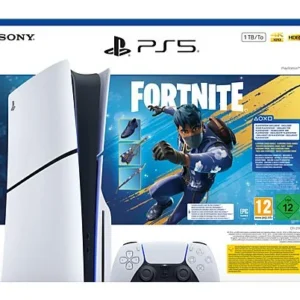 Consola - Sony PS5 Slim Standard, 1 TB SSD, 4K, 1 mando, Chasis E, Blanco + Pack Fortnite Flowering Chaos (código de descarga)