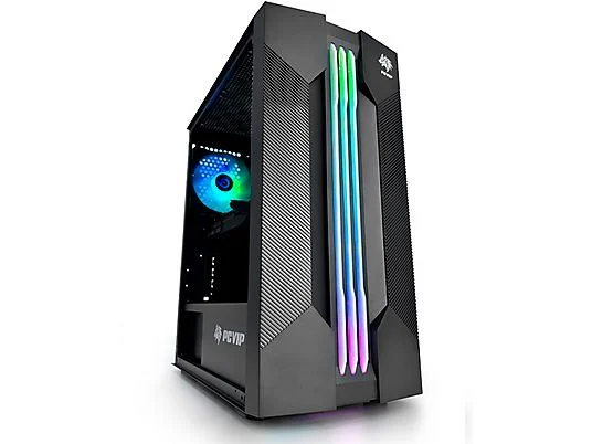 PC Gaming - PCVIP PCVIP IRIS I, Intel Core I5-12400F, 32 GB RAM, 1 TB SSD, GeForce RTX™ 5060 Ti, Windows 11 Pro, Negro