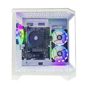 Pack PC gaming - NITROPC Pack Bronze, AMD Ryzen 5 5655G (6 núcleos, 12 hilos | 3,90 GHz hasta 4,4 GHz), Monitor 24" 165Hz IPS, 16 GB RAM, 512 GB SSD, Radeon™ Onboard Graphics, Windows 11 Pro, Monitor 24 " Full-HD, Blanco