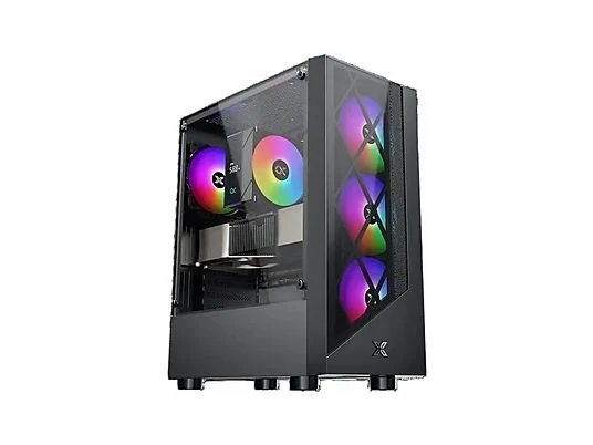 PC Gaming - GOSU PC RONIN A55 RTX55, AMD Ryzen 5 5500, 16 GB RAM, 1 TB SSD, GeForce RTX™ 5050, Windows 11 Pro, Negro